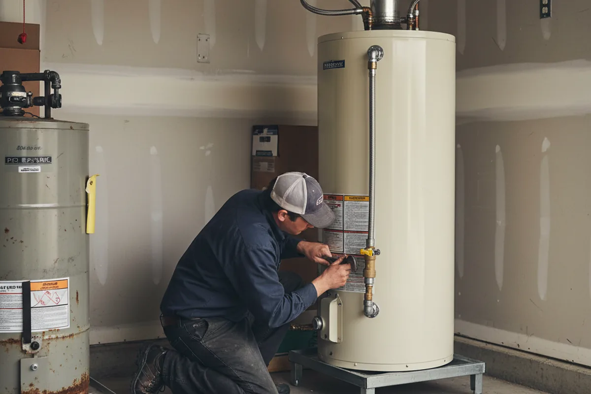 Water heater and shutoff valve replacement in Signal Mountain